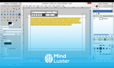 Learn How to Center Align Text in GIMP - Mind Luster