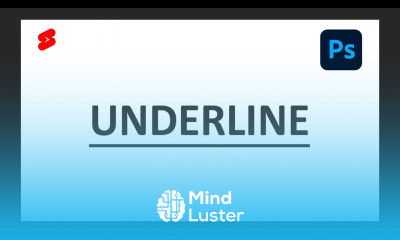 Underline Text in Photoshop