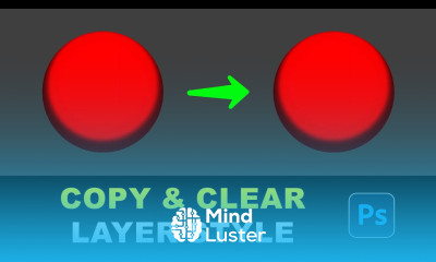 How to Copy and Clear Layer Style in Photoshop