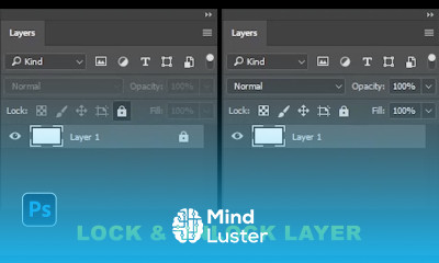 Lock and Unlock Layer in Photoshop