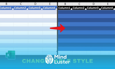 How to change Table Style in Excel
