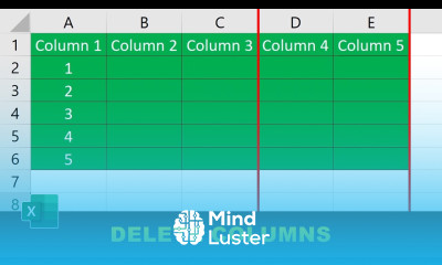 How to Delete Columns in Excel