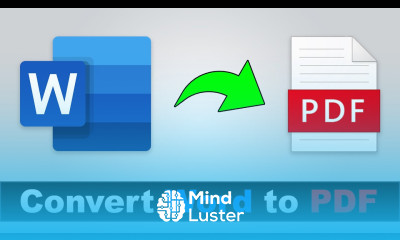 How to Convert Word Document to PDF