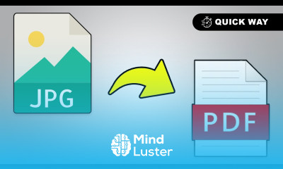 How to Convert IMAGE to PDF No Software Needed Quickest Way
