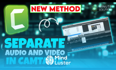 How To Separate Audio and Video in camtasia 2024