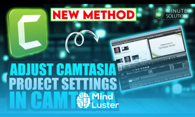 How to adjust camtasia project settings in Camtasia 2024