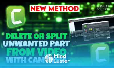 How to Delete or Split Unwanted Part from Video with camtasia 2024