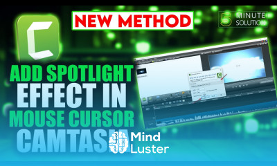How to add spotlight effect in mouse cursor camtasia vocals C minor 144bpm