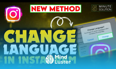 How to change Language in Instagram 2024