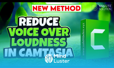 How to reduce Voice Over loudness in camtasia 2024