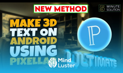 How to make 3d text on android using pixellab 2024