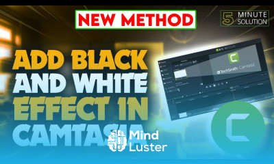 How to add black and white effect in camtasia UPDATED