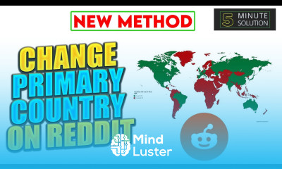 How to change primary country on Reddit 2024