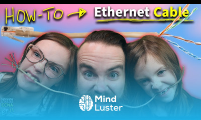 forcing my kids to make Ethernet cables FREE CCNA EP 11