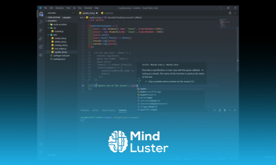 22 MongoDB Updating Records 2 test driven experience in MongoDB mongoose NoSQL Course