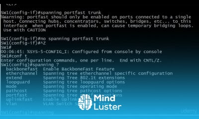 39 Adv STP 1 Port Fast SPANNING TREE PROTOCOL FUNDAMENTALS CISCO CNNP COURSE FOR BEGINNER TUTORIAL