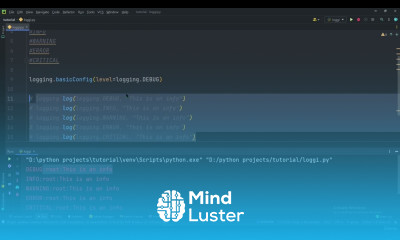 4 Logging Advance tools Functions part 1 Python Tutorial Full Course Advance Complete guide