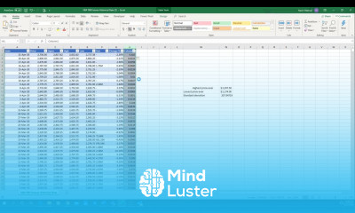 14 Extraction of data PROJECT 2 EVALUATION OF A STOCK LEARN MS EXCEL FOR DATA ANALYSIS TUTORIAL