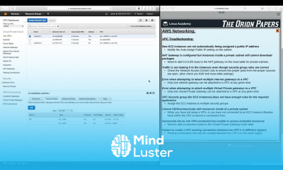 38 VPC Troubleshooting Scenarios AWS TUTORIAL CERTIFIED SOLUTIONS ARCHITECT ASSOCIATE COURSE