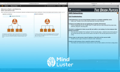 39 ELB Troubleshooting Scenarios AWS TUTORIAL CERTIFIED SOLUTIONS ARCHITECT ASSOCIATE COURSE
