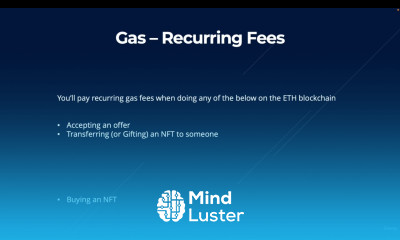 7 Recurring Gas Fees COMPLETE GUIDE TO NON FUNGIBLE TOKEN EARN MONEY FROM HOME