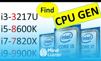 Learn 3 quick ways to find intel processor CPU generation