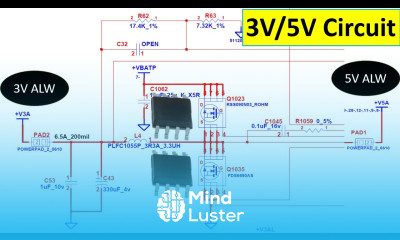 3V and 5V Laptop System Power IC circuit explained