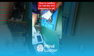 rtc frequency rtcsection laptoprepaircourse How to confirm 32 Khz frequency in the RTC section