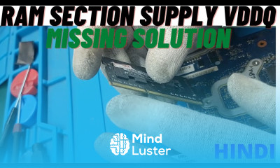 RAM Supply Voltage Missing Solution in Toshiba Motherboard Hindi Online Chiplevel Repairing Course