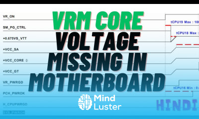 VRM CORE Voltage Missing in Motherboard LA D704P LOW LOAD in HIN Chiplevel Laptop Repair Training