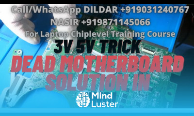 DELL 4110 UM3 MOTHERBOARD 3V 5V Trick Online Laptop Repairing Video Course WhatsApp 919031240767