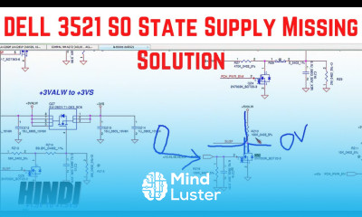 DELL 3521 S0 State SUPPLY Missing Power on No display Online Chiplevel Laptop Repair Video Course