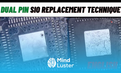 How to Replace Dual Pin SIO Easy in English DELL LA 9195p Chiplevel laptop Repairing Course Laptex