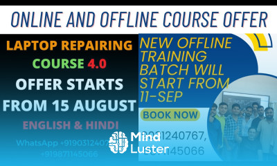 Online Chiplevel Laptop Repair Training Video Course August Offer and Offline Course Detail Laptex