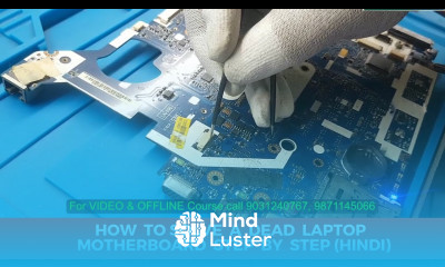 How to Repair Dead Laptop Motherboard Hindi Most common No power fault solved step by step Laptex