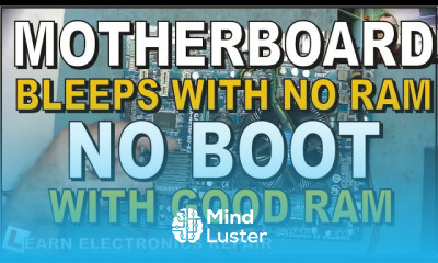 Why does this PC Motherboard BLEEP with NO RAM but appears to be DEAD with GOOD RAM