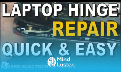 How to FIX a broken Laptop Hinge Tutorial Quick Cheap Easy Permanent Repair anyone can do