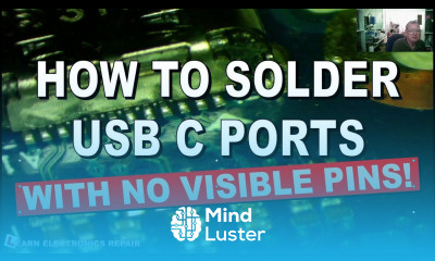 How To Replace SMD USB C Charger Ports With No Visible Pins USBC Socket With Pads Underneath