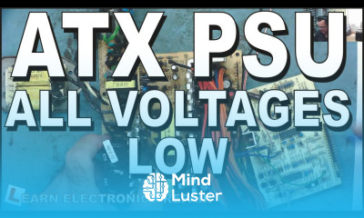 ATX PSU 5V STANDBY OK ALL OTHER VOLTAGES TOO LOW LER 106