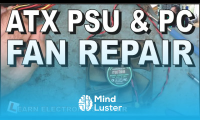 ATX PSU Fan repair How to repair Computer Fan cooling fans case fan Noisy Fan ENGLISH