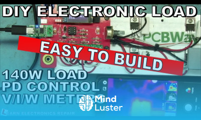 140W Electronic Load Variable Load PD Control Volts Amps Watts Meters Easy To Build