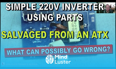 Simple DIY 12V to 220V 120W Inverter Project Using Parts Salvaged From An ATX PSU PCBWay