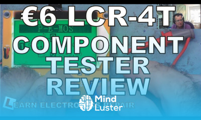 8 Component Tester LCR 4T Review Learn Electronics Repair 064