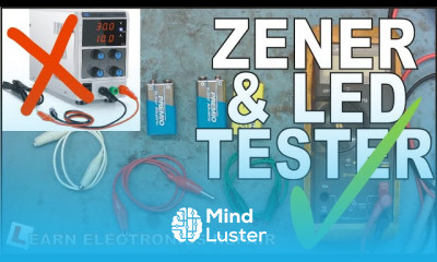 How To Test Zener Diodes LED Lights Without Variable Lab Bench PSU LED Tester ENGLISH