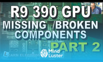 Radeon R9 390 8GB GPU Missing and broken components repair part 2