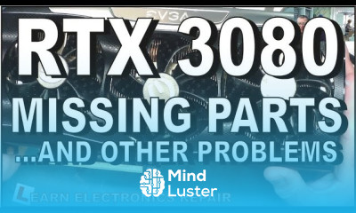 RTX 3080 Repair Attempt Broken Missing Components and other problems