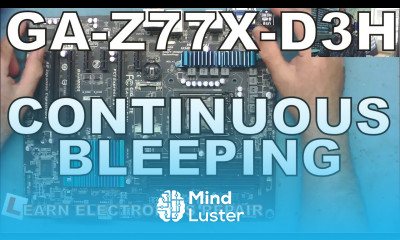 Gigabyte GA Z77X D3H Motherboard Powers On Bleeps But Will Not Boot LER 071