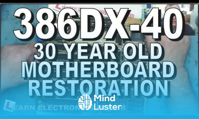 386 Motherboard Restoration Retro PC 1992 M321 386DX40
