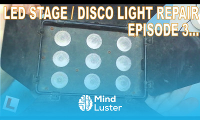 Learn Electronics Repair 21 LED Disco Stage Light Number 3