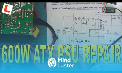 LER 047 ATX 600W PSU Repair Tutorial How does the power supply circuit work How to repair ATX